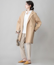 Munich | スーパー100ダブルクロスリバーテーラリングショートコート(その他アウター)