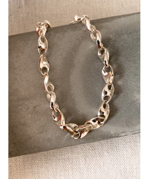 mou（モウ）の「S925 Twist chain bracelet（ブレスレット・レディース・シルバー・FREE）」の5枚目の写真