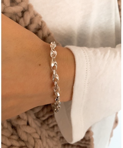 mou（モウ）の「S925 Twist chain bracelet（ブレスレット・レディース・シルバー・FREE）」の8枚目の写真