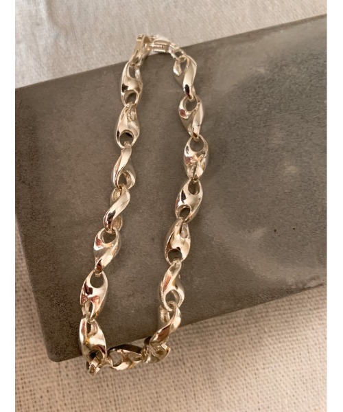mou（モウ）の「S925 Twist chain bracelet（ブレスレット・レディース・シルバー・FREE）」の9枚目の写真
