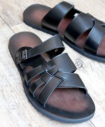 AAA / PUレザーサンダル(2368) ワンマイルサンダル スライドサンダル