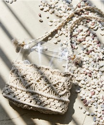 WEGO | WEGO/マクラメクリアショルダーバッグ(ショルダーバッグ)