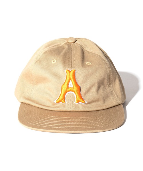 APPLEBUM(アップルバム)の「Relaxed Cotton Cap(キャップ・メンズ・ベージュ/レッド/ブラック/ネイビー・FREE)」の2枚目の写真