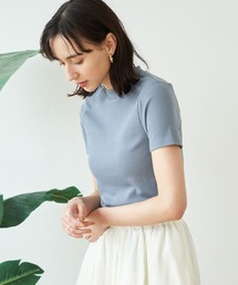 earth music&ecology | テレコハイネックプルオーバー ＊(Tシャツ/カットソー)