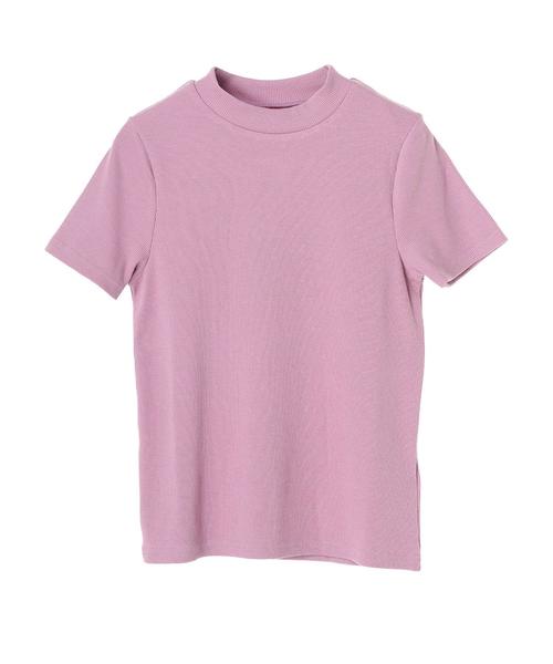 earth music&ecology（アースミュージックアンドエコロジー）の「テレコハイネックプルオーバー ＊（Tシャツ/カットソー・レディース・その他7/ブラック/アイボリー/ライトグリーン/サックスブルー/ブルー系その他2/ブラウン/ピンク・S/M）」の10枚目の写真