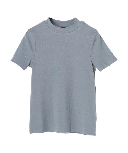 earth music&ecology（アースミュージックアンドエコロジー）の「テレコハイネックプルオーバー ＊（Tシャツ/カットソー・レディース・その他7/ブラック/アイボリー/ライトグリーン/サックスブルー/ブルー系その他2/ブラウン/ピンク・S/M）」の9枚目の写真