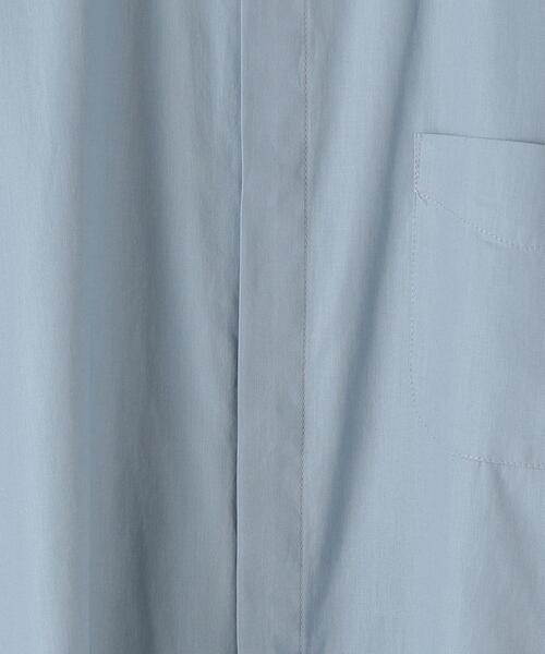 Steven Alan（スティーブンアラン）の「＜Steven Alan＞ GAS/CTN FLY FRONT LOOSE SHIRT/シャツ（シャツ/ブラウス・メンズ・ライム/ライトブルー/ネイビー・LARGE/SMALL/MEDIUM/X-LARGE）」の4枚目の写真