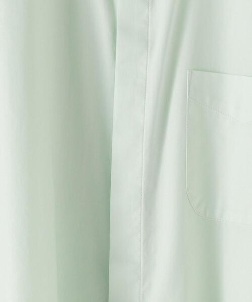 Steven Alan（スティーブンアラン）の「＜Steven Alan＞ GAS/CTN FLY FRONT LOOSE SHIRT/シャツ（シャツ/ブラウス・メンズ・ライム/ライトブルー/ネイビー・LARGE/SMALL/MEDIUM/X-LARGE）」の6枚目の写真