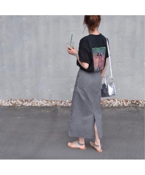 PBLIM（ページボーイリム）の「【PAGEBOYLIM】ミュージックアートTシャツ（Tシャツ/カットソー・レディース・ホワイト/ブラック・MEDIUM/X-LARGE）」の19枚目の写真