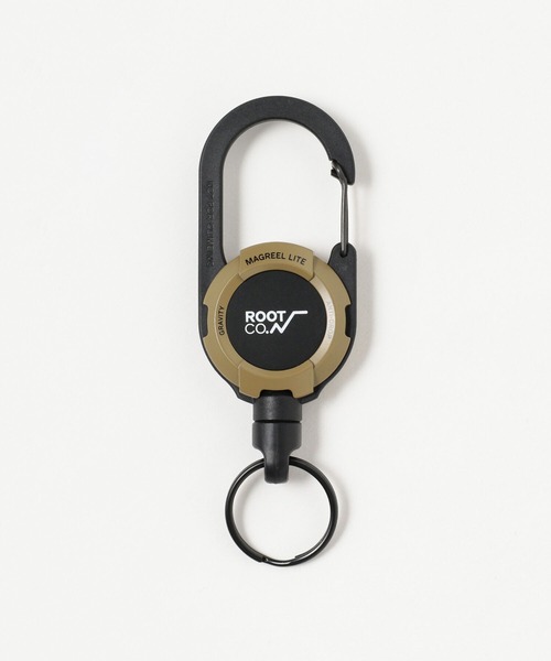 ROOT CO.(ルート)の「ROOT CO. / MAG REEL LITE キーホルダー(キーホルダー・メンズ・ホワイト/ブラック/カーキ/ライトブラウン・ONE SIZE)」の3枚目の写真