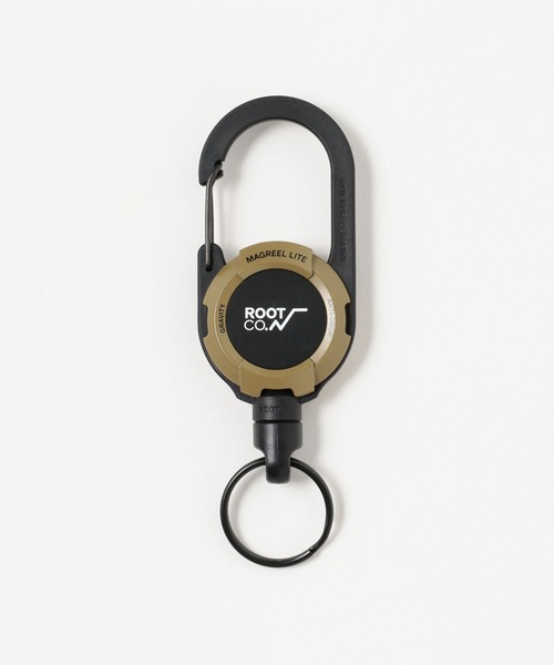 ROOT CO.(ルート)の「ROOT CO. / MAG REEL LITE キーホルダー(キーホルダー・メンズ・ホワイト/ブラック/カーキ/ライトブラウン・ONE SIZE)」の5枚目の写真