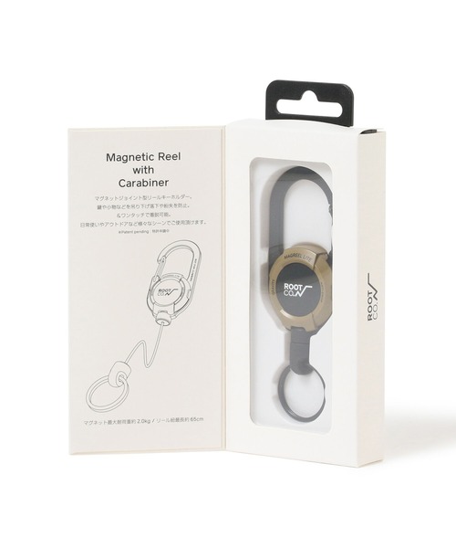 ROOT CO.(ルート)の「ROOT CO. / MAG REEL LITE キーホルダー(キーホルダー・メンズ・ホワイト/ブラック/カーキ/ライトブラウン・ONE SIZE)」の8枚目の写真