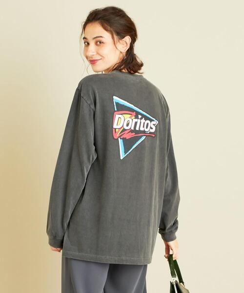 BEAUTY&YOUTH UNITED ARROWS（ビューティーアンドユースユナイテッドアローズ）の「【別注】＜GOOD ROCK SPEED＞∴スナックロングスリーブTシャツ ◆（Tシャツ/カットソー・レディース・ブラック/オリーブ/ホワイト・FREE）」の2枚目の写真