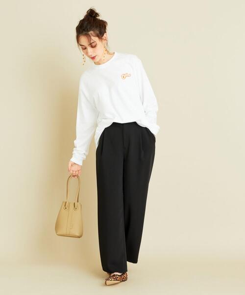 BEAUTY&YOUTH UNITED ARROWS（ビューティーアンドユースユナイテッドアローズ）の「【別注】＜GOOD ROCK SPEED＞∴スナックロングスリーブTシャツ ◆（Tシャツ/カットソー・レディース・ブラック/オリーブ/ホワイト・FREE）」の4枚目の写真