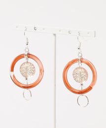 【manatula】ボヘミアンフラワーピアス