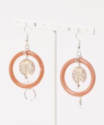 【manatula】ボヘミアンフラワーピアス