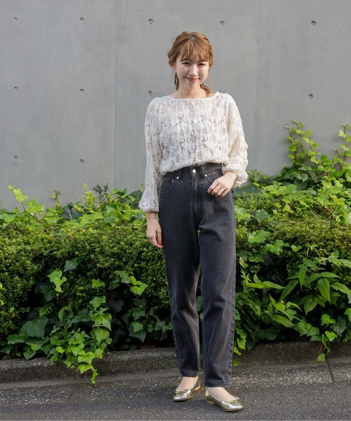 flower（フラワー）の「ゴージャスフリルトップ（シャツ/ブラウス・レディース・ベージュ/アイボリー・FREE）」の5枚目の写真