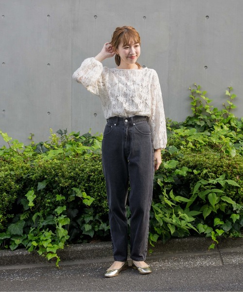 flower（フラワー）の「ゴージャスフリルトップ（シャツ/ブラウス・レディース・ベージュ/アイボリー・FREE）」の6枚目の写真