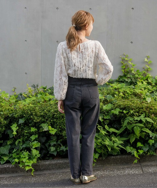 flower（フラワー）の「ゴージャスフリルトップ（シャツ/ブラウス・レディース・ベージュ/アイボリー・FREE）」の8枚目の写真