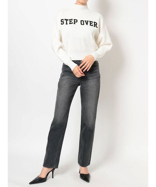 GYDA（ジェイダ）の「STEP OVERハイネックニット TOPS（ニット/セーター・レディース・ブラック/ベージュ/オフホワイト/カーキ・FREE）」の20枚目の写真