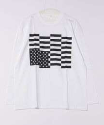 ENER（イーエヌイーアール）の「L/S Tee ”S&S FLAG”（Tシャツ/カットソー）」