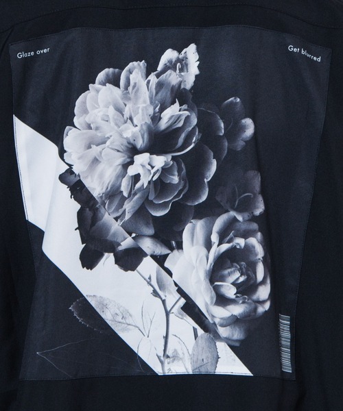 WEGO（ウィゴー）の「WEGO/ローズグラフィックビッグシルエットシャツ（シャツ/ブラウス・メンズ・ブラック/グレー系その他・MEDIUM/LARGE）」の17枚目の写真