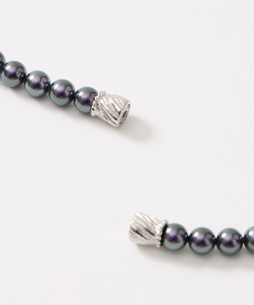 AIMER（エメ）の「【喪服用・WEB限定】マグネット式 6.5ｍｍ珠 貝パールネックレス（ネックレス・レディース・ホワイト/ブラック/グレー・FREE）」の10枚目の写真