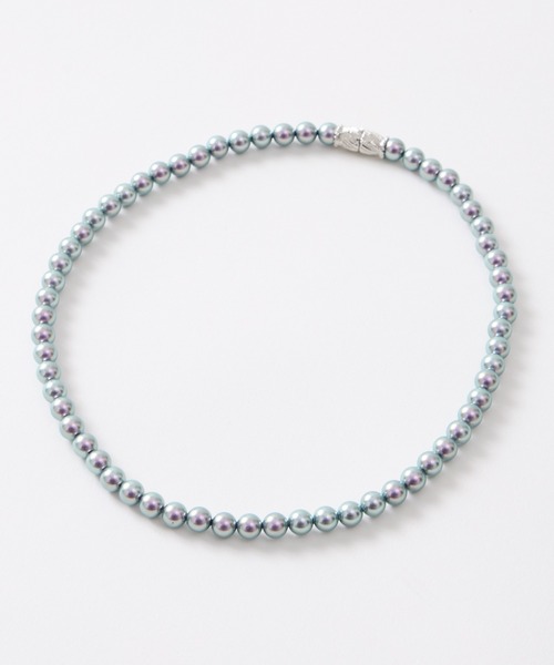 AIMER（エメ）の「【喪服用・WEB限定】マグネット式 6.5ｍｍ珠 貝パールネックレス（ネックレス・レディース・ホワイト/ブラック/グレー・FREE）」の13枚目の写真