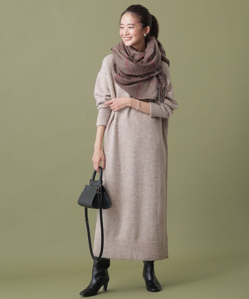 Static ワンピース ドレス Care マキシニットワンピース ワンピース Nano Universe ナノユニバース のファッション ワンピース セール お得な特別割引価格 ワンピース