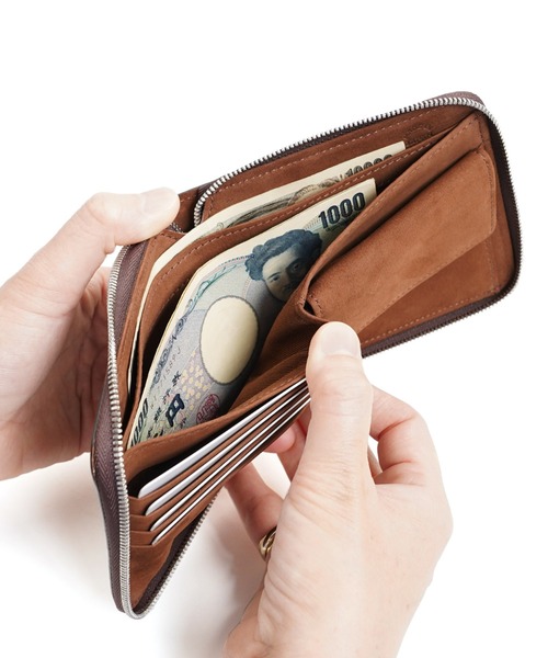 ※たろ[ARTS&CRAFTS/アーツアンドクラフツ] コードバン ARTS&CRAFTS（アーツアンドクラフツ）ROUND ZIP BILLFOLD WALLET