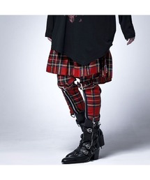 『CIVARIZE』2WAYスカート付きサスペンダーボンテージスキニーパンツ