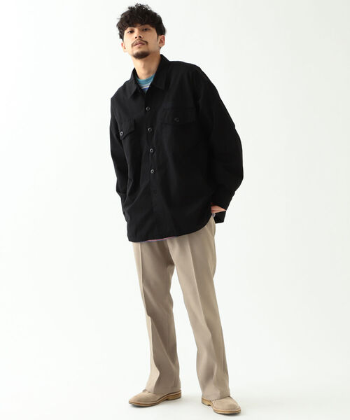 BEAMS（ビームス）の「BEAMS / ユーティリティ イージー シャツ（シャツ/ブラウス・メンズ・オリーブ/ブラック・LARGE/MEDIUM/SMALL/X-LARGE）」の17枚目の写真