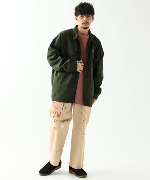 BEAMS（ビームス）の「BEAMS / ユーティリティ イージー シャツ（シャツ/ブラウス・メンズ・オリーブ/ブラック・LARGE/MEDIUM/SMALL/X-LARGE）」の19枚目の写真