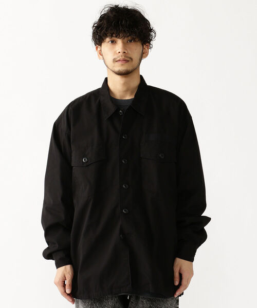 BEAMS（ビームス）の「BEAMS / ユーティリティ イージー シャツ（シャツ/ブラウス・メンズ・オリーブ/ブラック・LARGE/MEDIUM/SMALL/X-LARGE）」の22枚目の写真