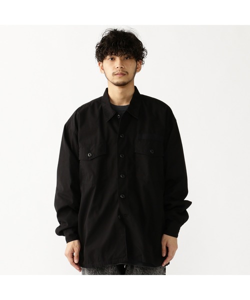 BEAMS（ビームス）の「BEAMS / ユーティリティ イージー シャツ（シャツ/ブラウス・メンズ・オリーブ/ブラック・LARGE/MEDIUM/SMALL/X-LARGE）」の7枚目の写真