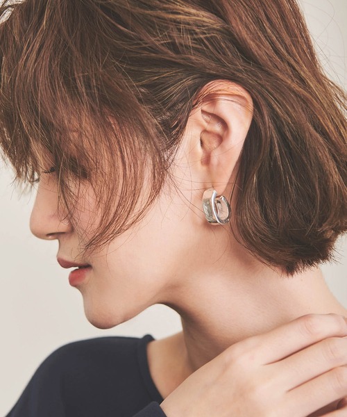 セール エンボスワイドフープピアス ピアス 両耳用 The Virgnia ザ ヴァージニア のファッション通販 Zozotown