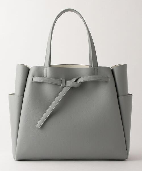 closet story（クローゼットストーリー）の「＜closet story（クローゼットストーリー）＞ ムスビベルト トートバッグ（トートバッグ・レディース・ライトグレー/ベージュ/モカ・FREE）」の4枚目の写真