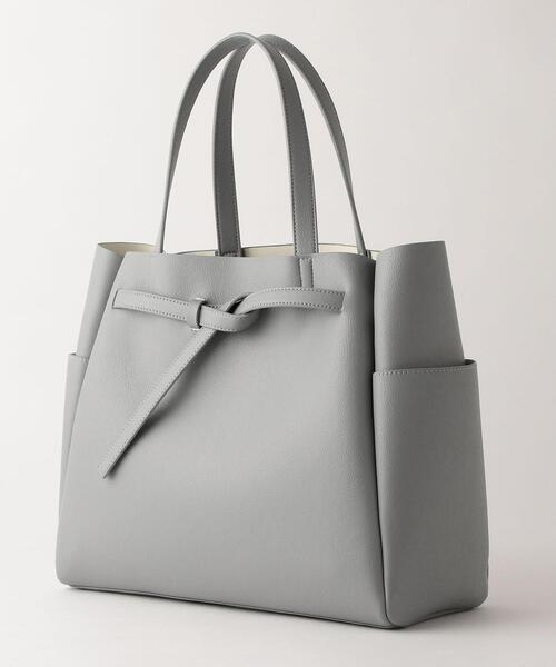 closet story（クローゼットストーリー）の「＜closet story（クローゼットストーリー）＞ ムスビベルト トートバッグ（トートバッグ・レディース・ライトグレー/ベージュ/モカ・FREE）」の5枚目の写真