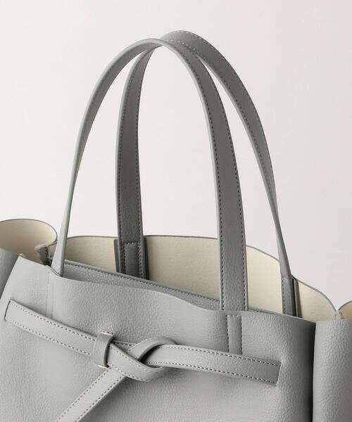closet story（クローゼットストーリー）の「＜closet story（クローゼットストーリー）＞ ムスビベルト トートバッグ（トートバッグ・レディース・ライトグレー/ベージュ/モカ・FREE）」の7枚目の写真