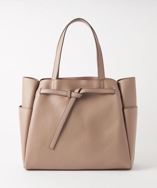 closet story（クローゼットストーリー）の「＜closet story（クローゼットストーリー）＞ ムスビベルト トートバッグ（トートバッグ・レディース・ライトグレー/ベージュ/モカ・FREE）」の11枚目の写真