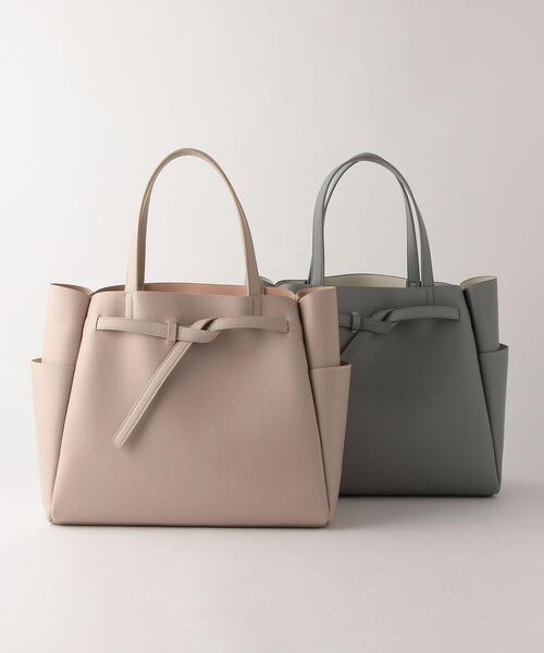 closet story（クローゼットストーリー）の「＜closet story（クローゼットストーリー）＞ ムスビベルト トートバッグ（トートバッグ・レディース・ライトグレー/ベージュ/モカ・FREE）」の14枚目の写真