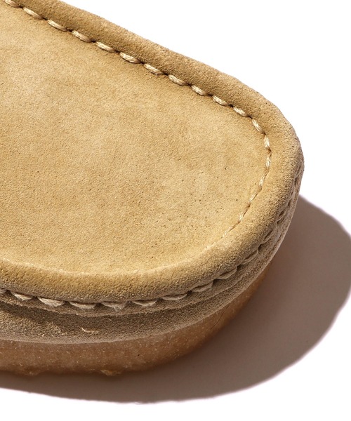 Clarks（クラークス）の「Clarks/クラークス Wallabee ワラビー Boot ワラビー スエード シューズ（ブーツ・メンズ・ダークブラウン/ベージュ・7.5/8/8.5/9）」の13枚目の写真