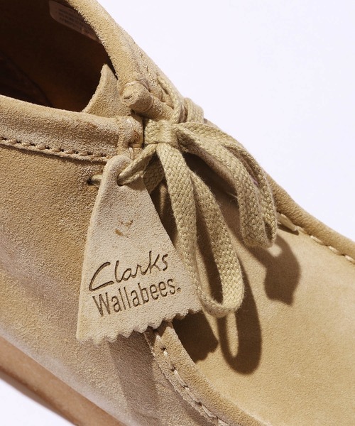 Clarks（クラークス）の「Clarks/クラークス Wallabee ワラビー Boot ワラビー スエード シューズ（ブーツ・メンズ・ダークブラウン/ベージュ・7.5/8/8.5/9）」の3枚目の写真
