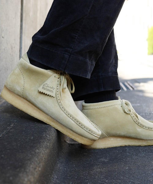 CLARKS クラークス WALLABEE ワラビー ブーツ ベージュ クラークス Clarks ワラビー ブーツ メンズ WALLABEE BOOT