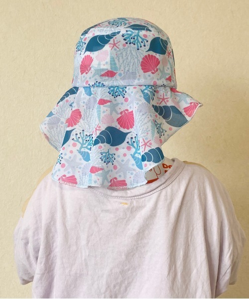 OVERRIDE（オーバーライド）の「ｷｯｽﾞ ｽｲﾑﾀﾚﾂｷﾊｯﾄｼｪﾙ（ハット・キッズ・ライトブルー・FREE）」の6枚目の写真