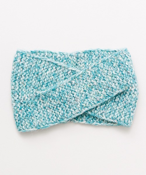 チャイハネ（チャイハネ）の「【チャイハネ】ジプミークロスニットヘアバンド（ヘアバンド・レディース・ホワイト/ブラック/パープル/ターコイズブルー・FREE）」の3枚目の写真