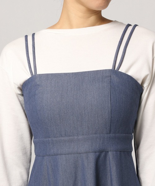 アンデミュウ　アイラインドレス 楽天市場】キンボタンIラインワンピース Andemiu アンデミュウ