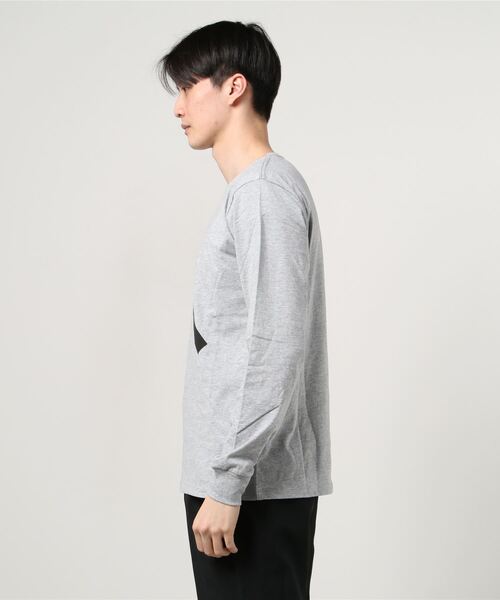 Saturdays NYC(サタデーズ ニューヨークシティ )の「Slash L/S Tee P(Tシャツ/カットソー・メンズ・グレー/ブラック・X-SMALL/S/M/L/XL)」の4枚目の写真