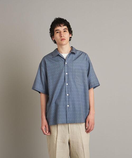 人気＜Steven Alan＞ TRANGL/P CAMP COLLAR シャツ Steven Alan（スティーブンアラン）の「＜Steven Alan＞ TRANGL/P CAMP