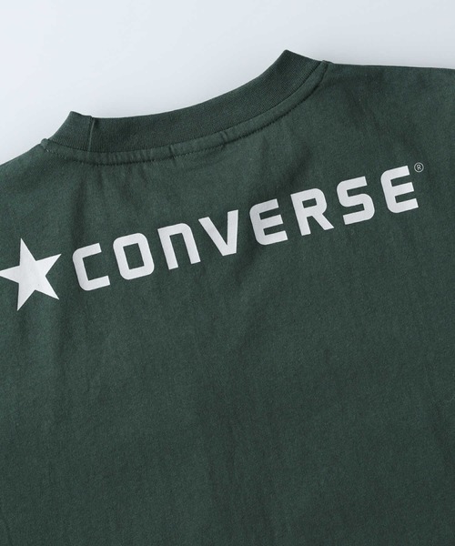CONVERSE（コンバース）の「【CONVERSE】ビッグポケットTシャツ（Tシャツ/カットソー・キッズ・ホワイト/ブラウン/グリーン/ブラック・105/120/140/130/155）」の11枚目の写真
